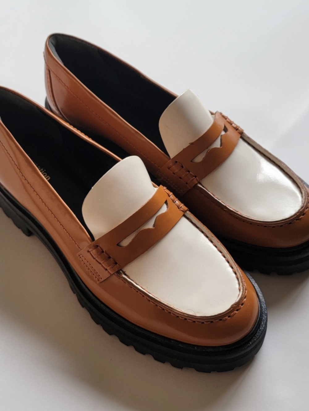 NEW Reformation Agathea chunky leather loafers -- See Note - Picture 10 of 10